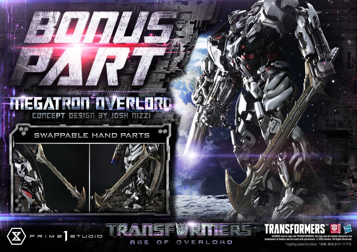 Transformers Generations I Museum Masterline Statue Megatron Overlord (Design by Josh Nizzi) Bonus Version 89 cm