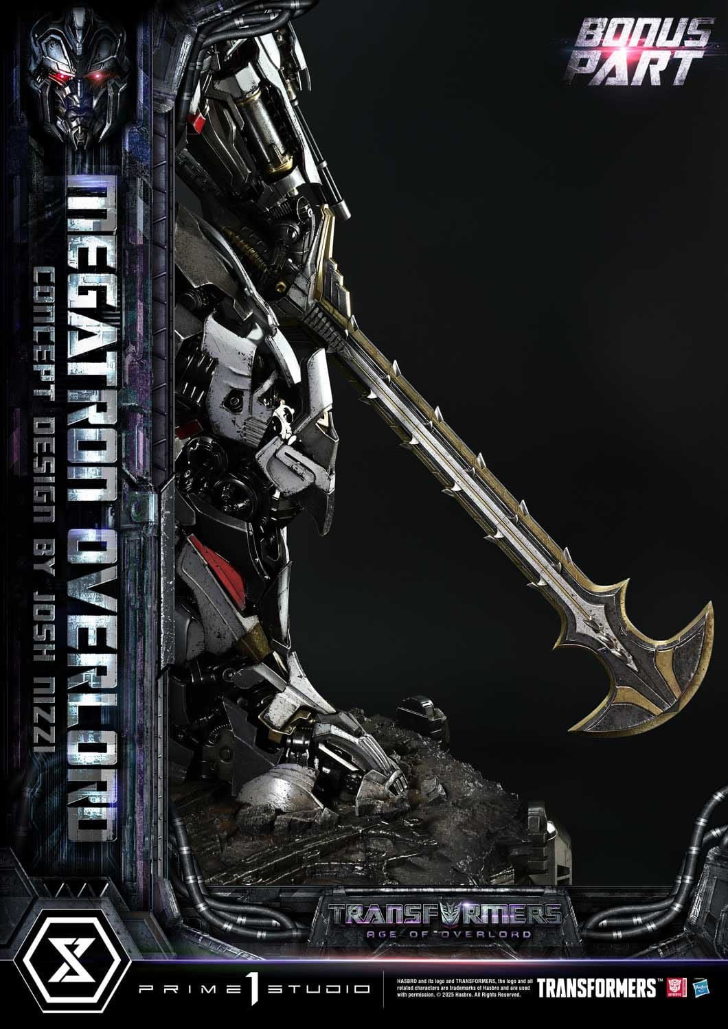 Transformers Generations I Museum Masterline Statue Megatron Overlord (Design by Josh Nizzi) Bonus Version 89 cm