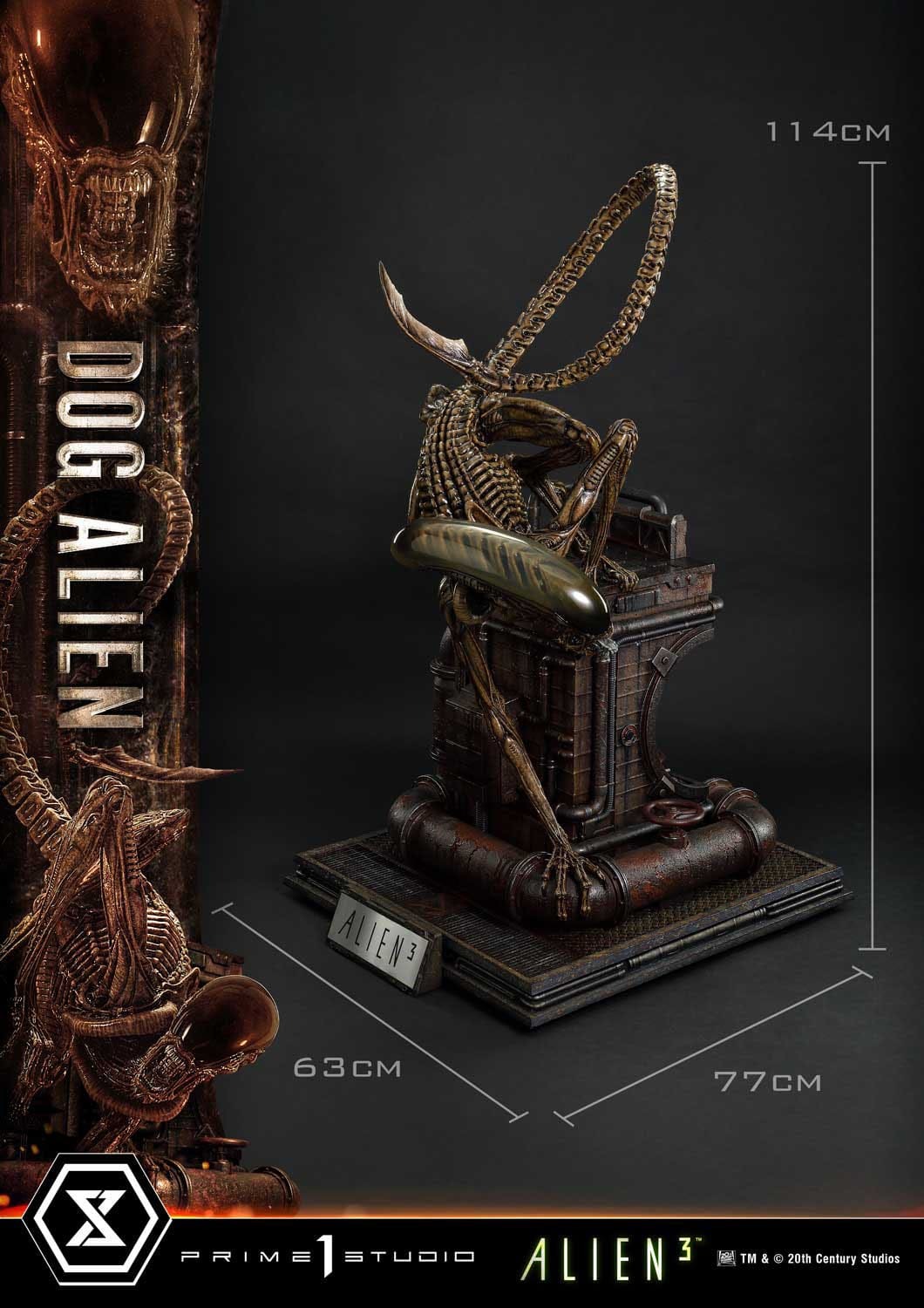 Alien 3 Museum Masterline Series Statue 1/3 Dog Alien XL 114 cm