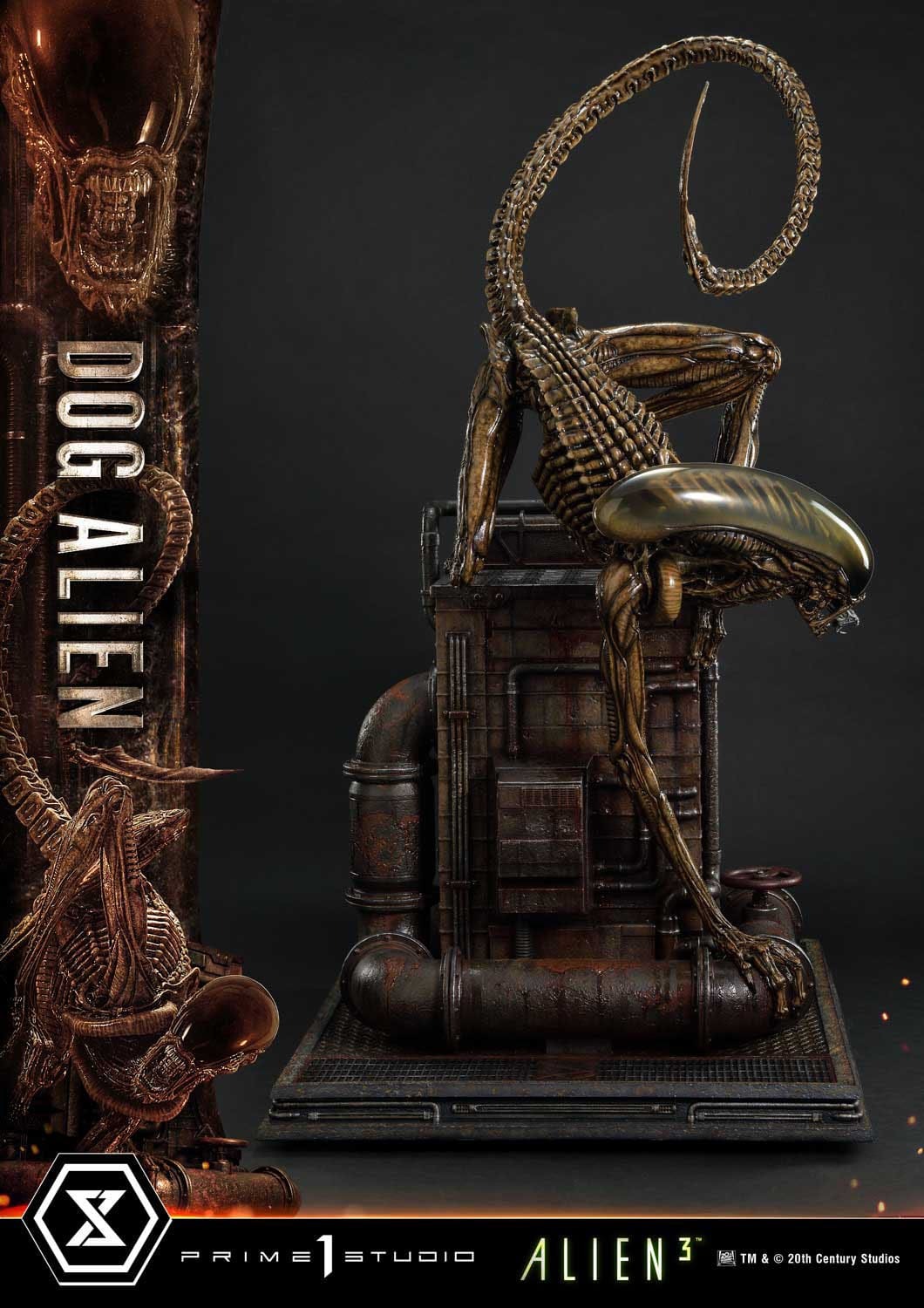 Alien 3 Museum Masterline Series Statue 1/3 Dog Alien XL 114 cm