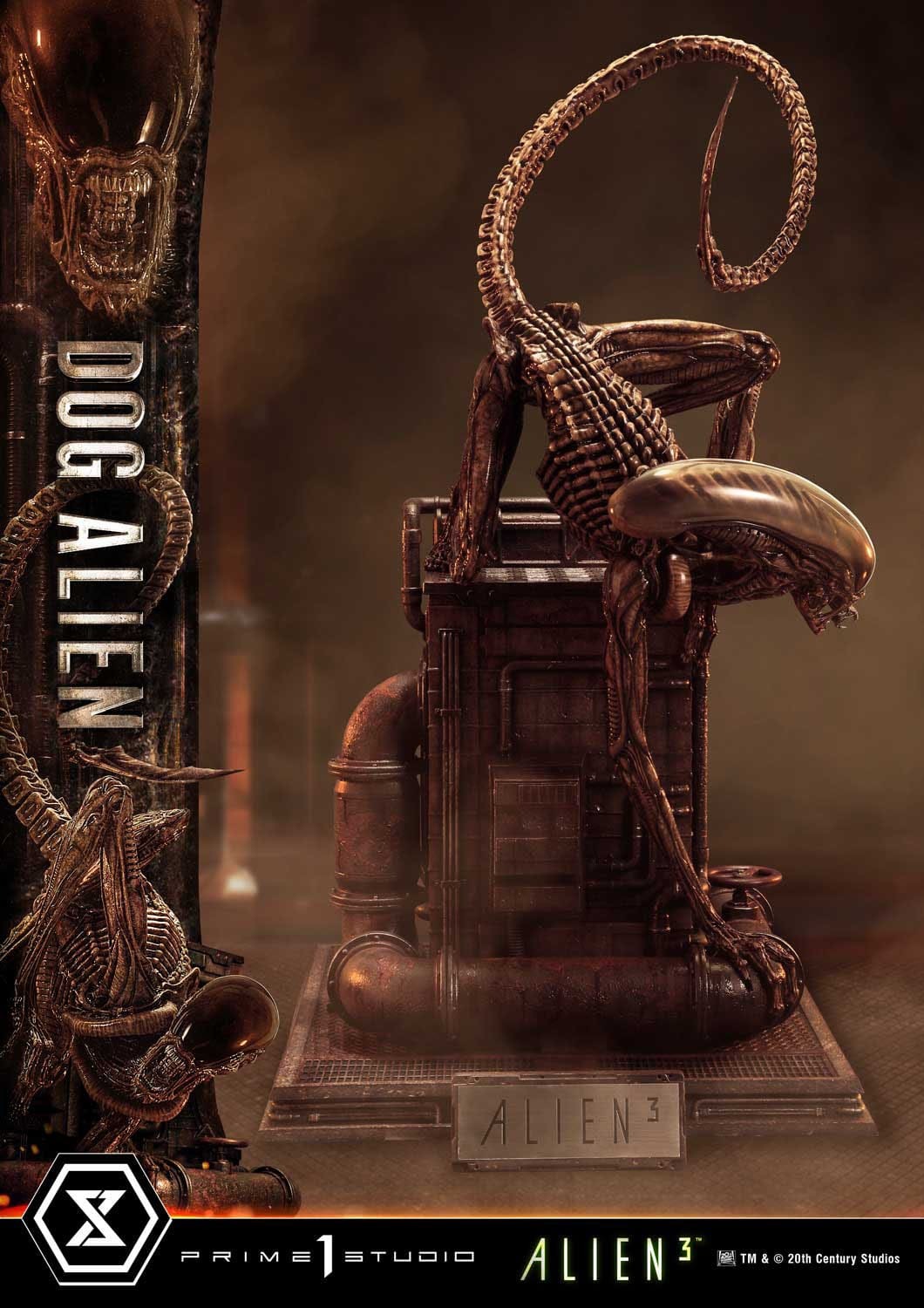 Alien 3 Museum Masterline Series Statue 1/3 Dog Alien XL Deluxe Bonus Version 114 cm