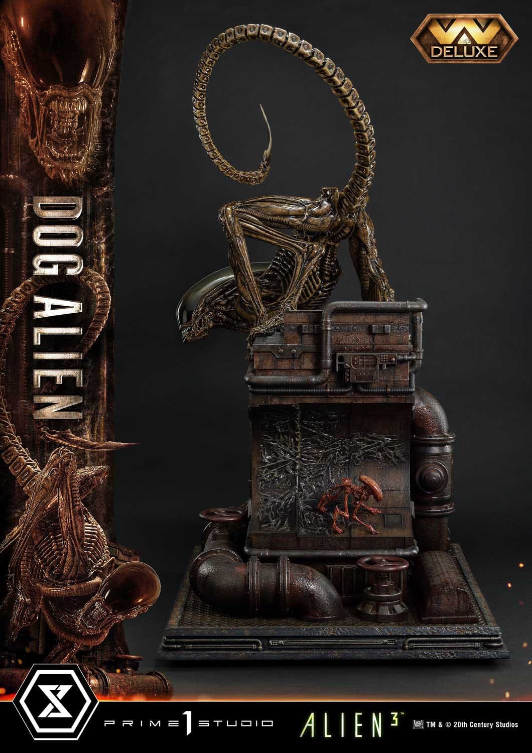 Alien 3 Museum Masterline Series Statue 1/3 Dog Alien XL Deluxe Bonus Version 114 cm