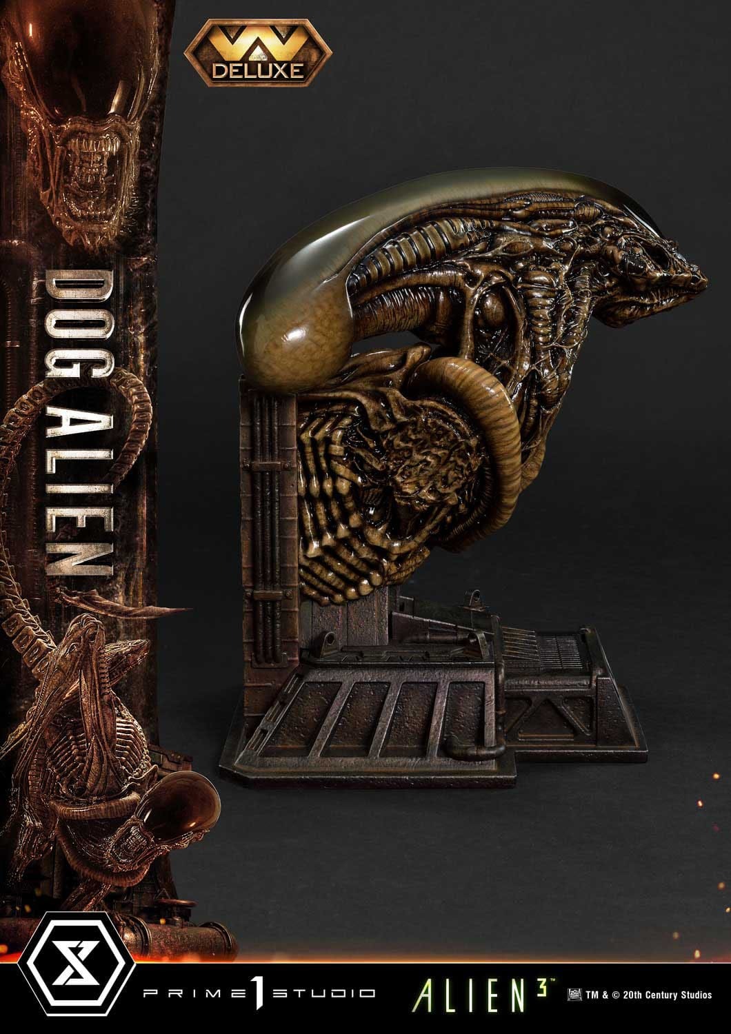 Alien 3 Museum Masterline Series Statue 1/3 Dog Alien XL Deluxe Bonus Version 114 cm