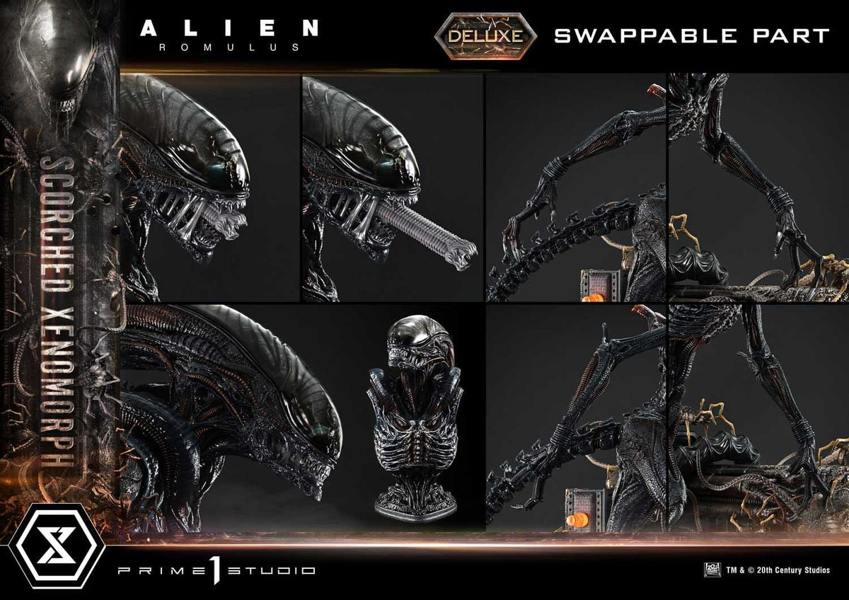 Alien: Romulus Museum Masterline XL Statue 1/3 Scorched Xenomorph Deluxe Version 98 cm
