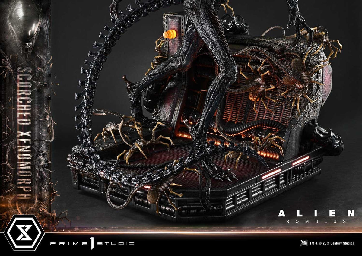 Alien: Romulus Museum Masterline XL Statue 1/3 Scorched Xenomorph Deluxe Version 98 cm