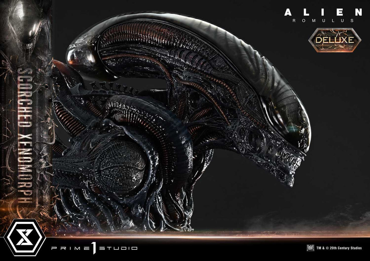 Alien: Romulus Museum Masterline XL Statue 1/3 Scorched Xenomorph Deluxe Version 98 cm