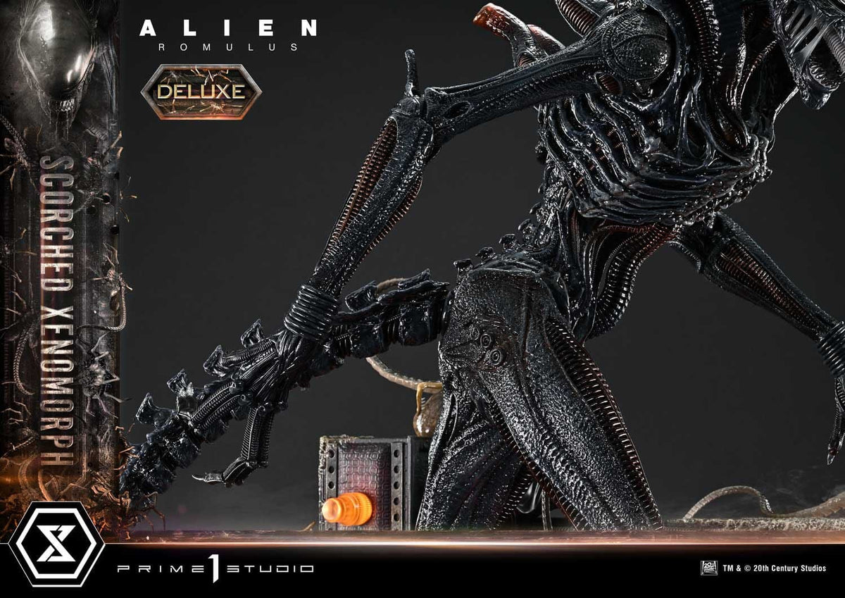 Alien: Romulus Museum Masterline XL Statue 1/3 Scorched Xenomorph Deluxe Version 98 cm