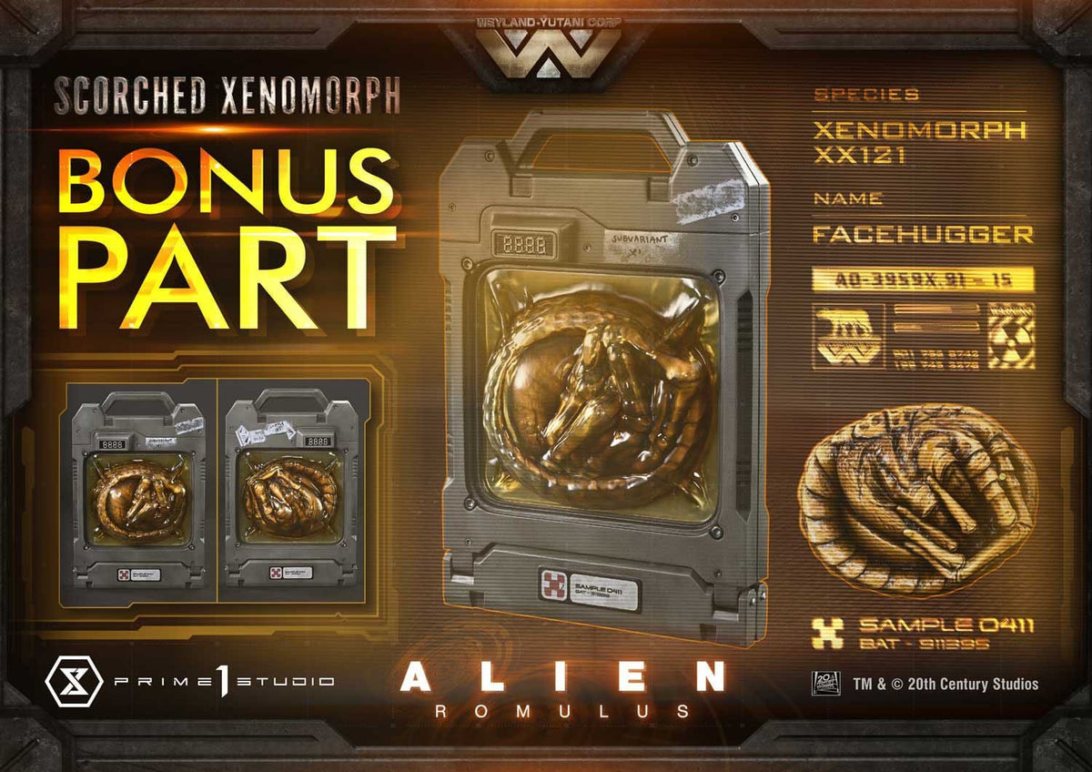 Alien: Romulus Museum Masterline XL Statue 1/3 Scorched Xenomorph Deluxe Bonus Version 98 cm