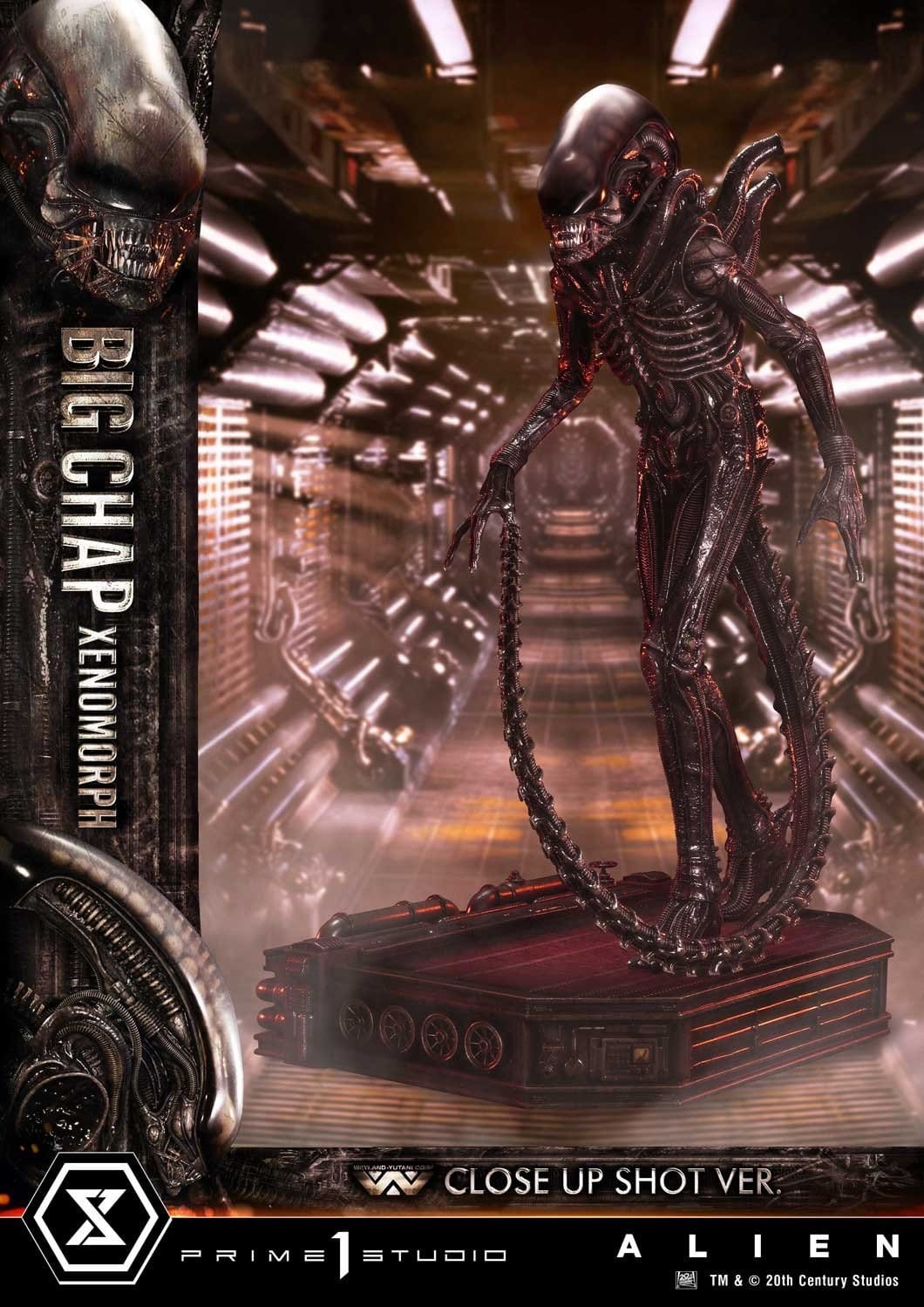 Alien (Film) Museum Masterline XL Statue 1/3 Big Chap Xenomorph Close Up Shot Ver. 100 cm