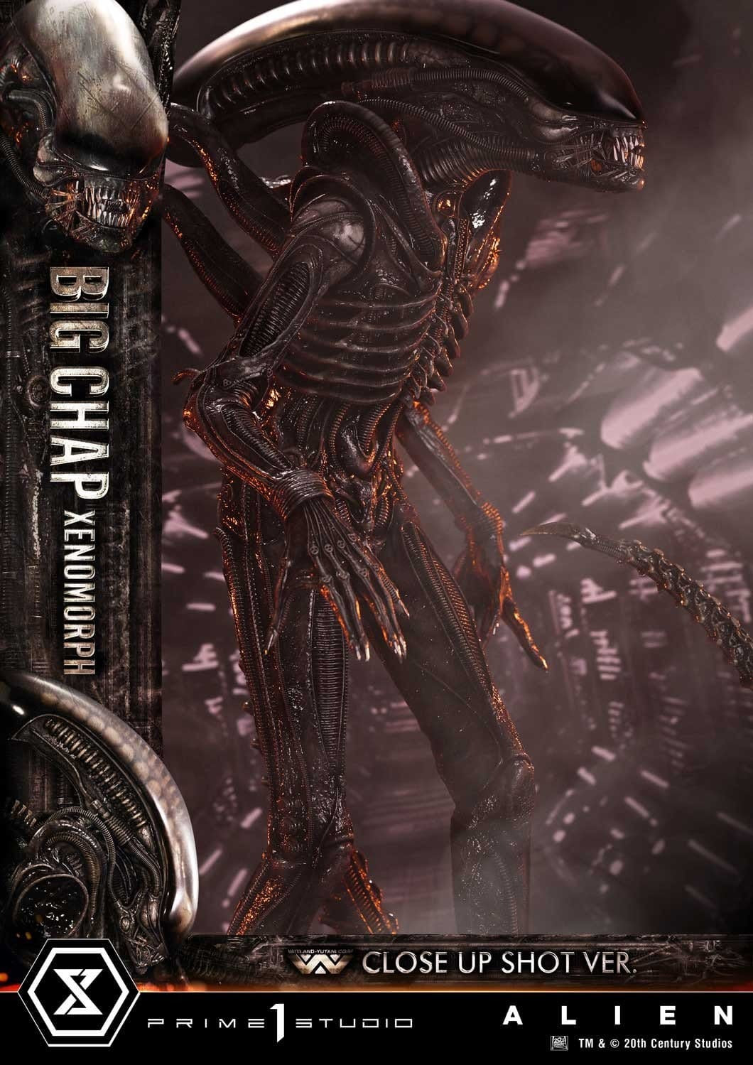 Alien (Film) Museum Masterline XL Statue 1/3 Big Chap Xenomorph Close Up Shot Ver. 100 cm