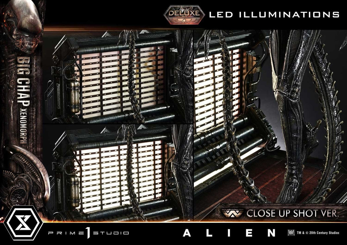Alien (Film) Museum Masterline XL Statue 1/3 Big Chap Xenomorph Close Up Shot Ver. Deluxe Version 100 cm
