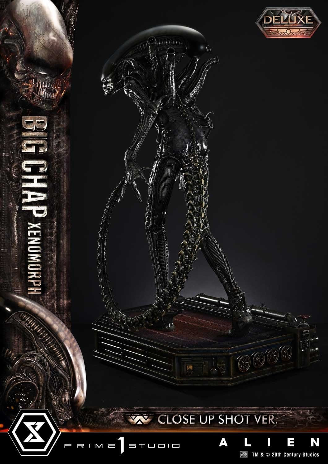 Alien (Film) Museum Masterline XL Statue 1/3 Big Chap Xenomorph Close Up Shot Ver. Deluxe Version 100 cm