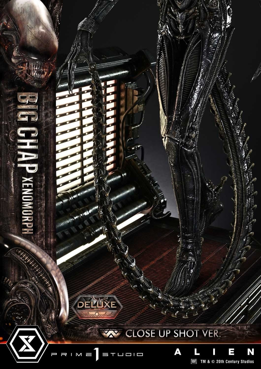Alien (Film) Museum Masterline XL Statue 1/3 Big Chap Xenomorph Close Up Shot Ver. Deluxe Version 100 cm