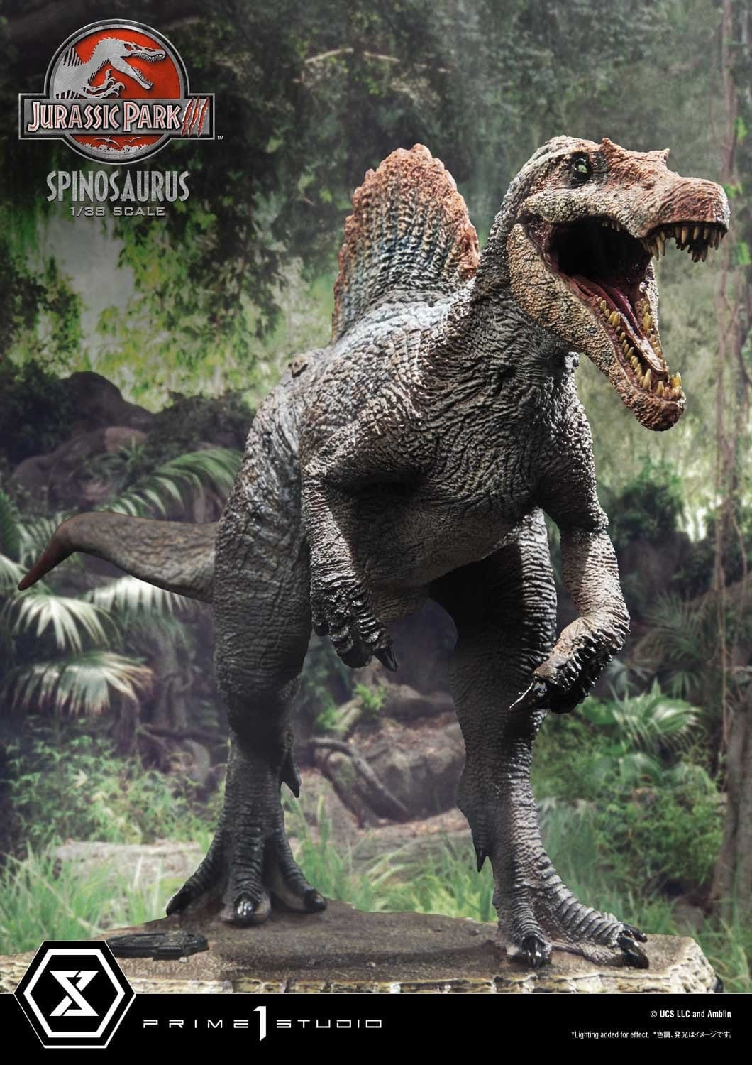 Jurassic Park III (Film) Prime Collectible Figures Statue 1/38 Spinosaurus 24 cm