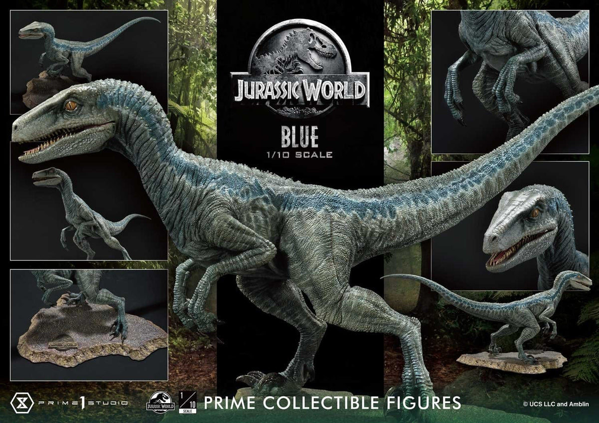 Jurassic World (Film) Prime Collectible Figures Statue 1/10 Blue 17 cm