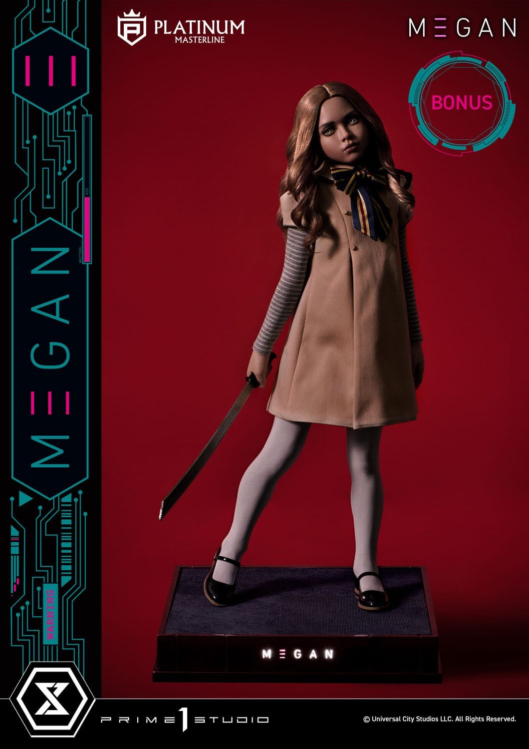 M3gan Platimum Masterline Series Statue 1/3 M3Gan Bonus Version 50 cm