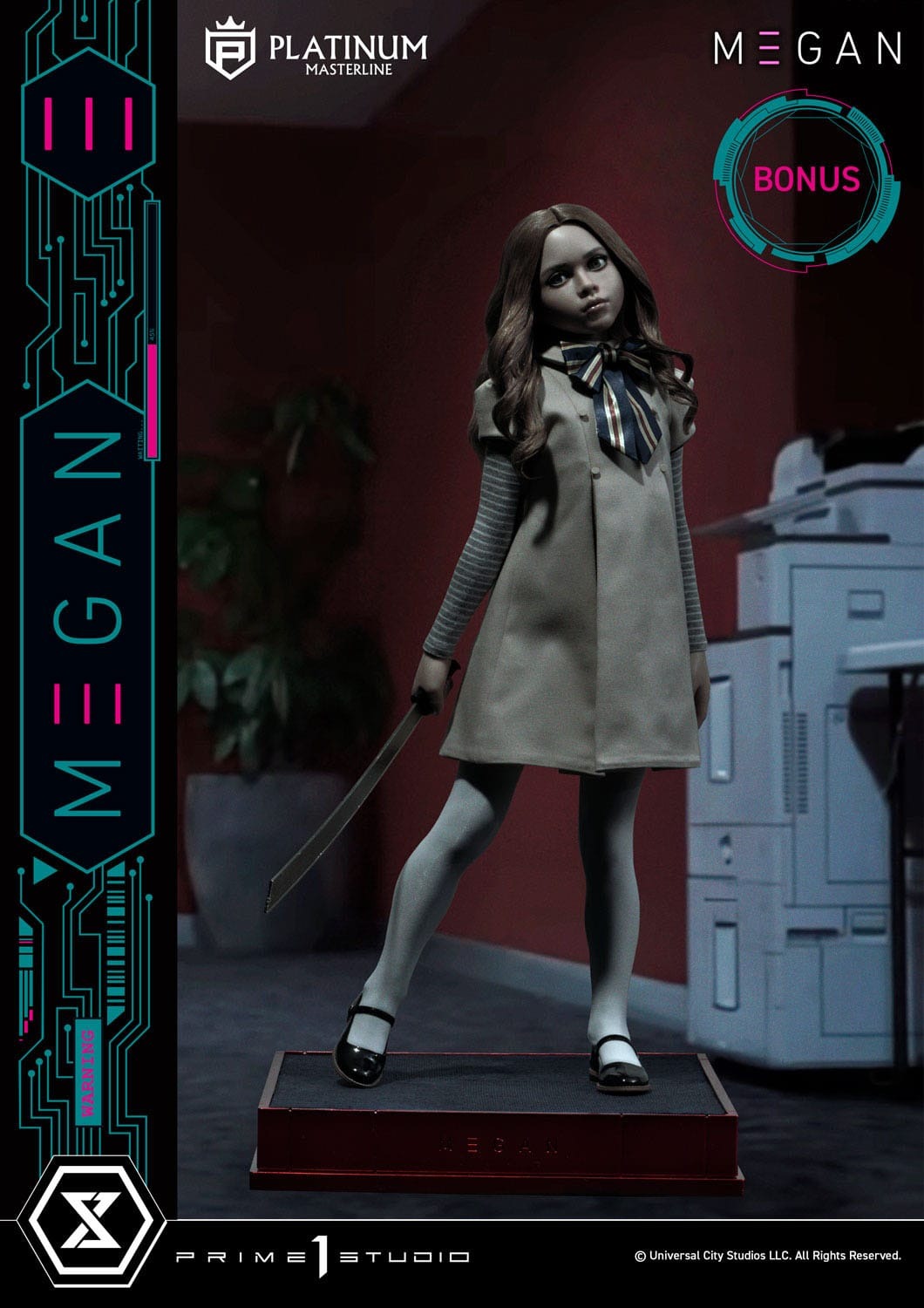 M3gan Platimum Masterline Series Statue 1/3 M3Gan Bonus Version 50 cm