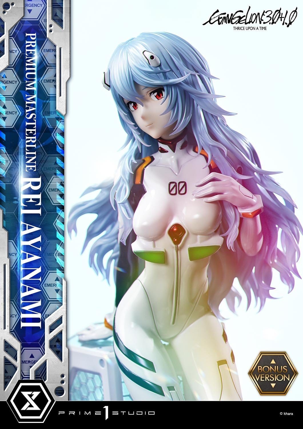 Evangelion: 3.0 + 1.0 Thrice Upon A Time Premium Masterline Series Statue 1/4 Rei Ayanami Bonus Ver. 46 cm