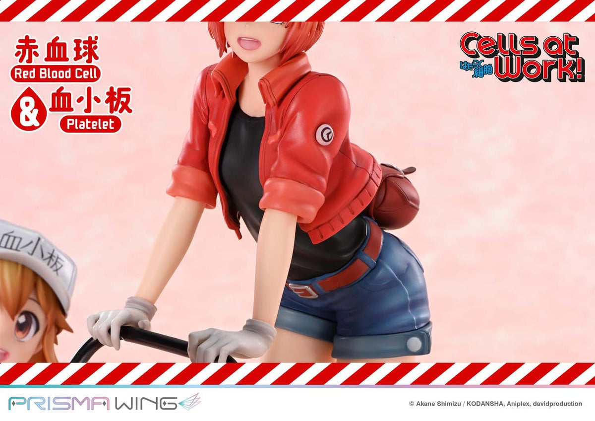 Cells at Work Prisma Wing PVC Statue Red Blood Cell & Platelet  26 cm