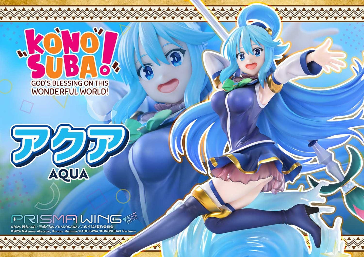 Konusuba - God's blessing on this wonderful world! Prisma Wing PVC Statue 1/7 Aqua 24 cm