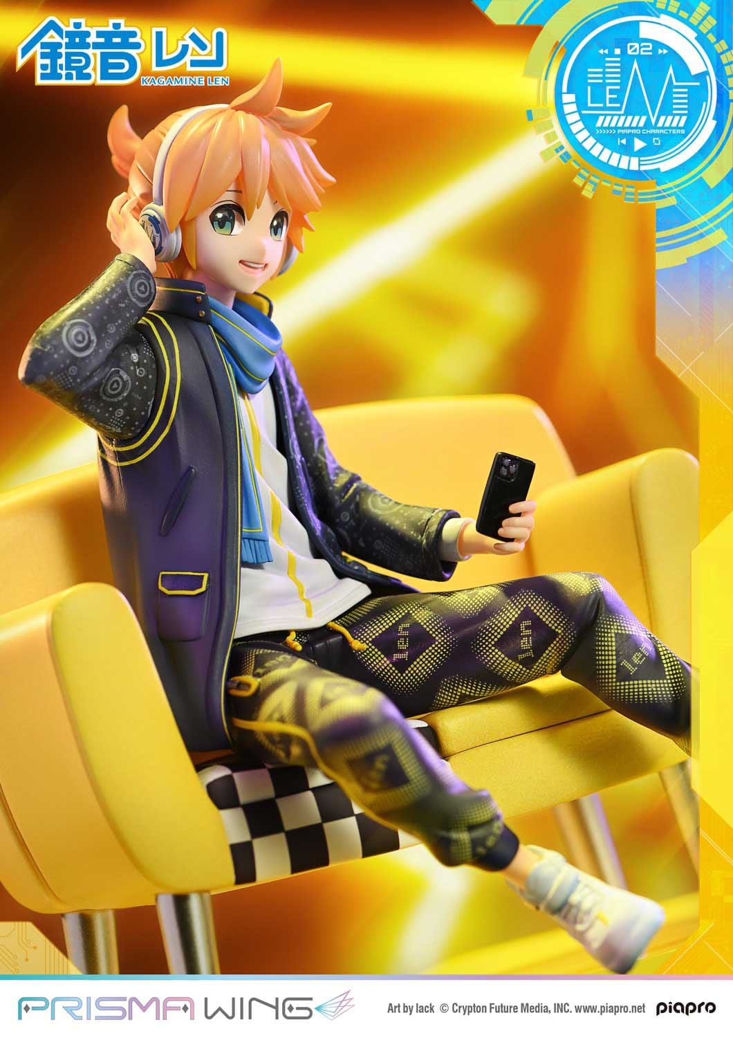 Vocaloid Piapro Characters Prisma Wing PVC Statue 1/7 Kagamine Len (Art by lack) 18 cm