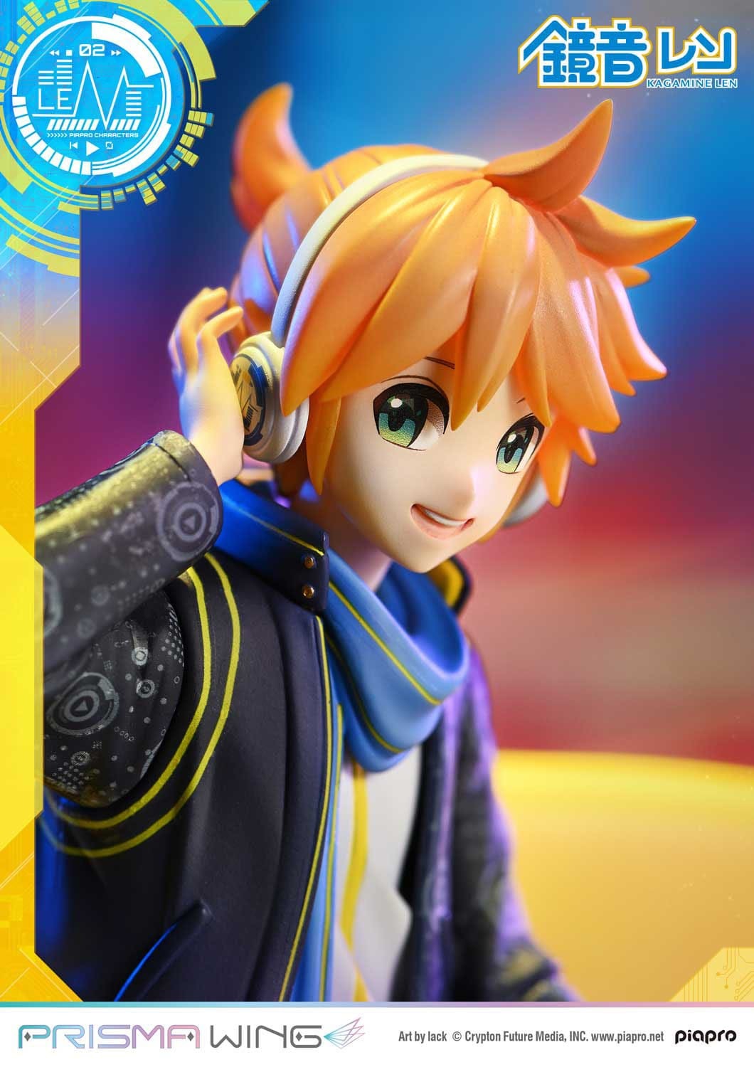 Vocaloid Piapro Characters Prisma Wing PVC Statue 1/7 Kagamine Len (Art by lack) 18 cm