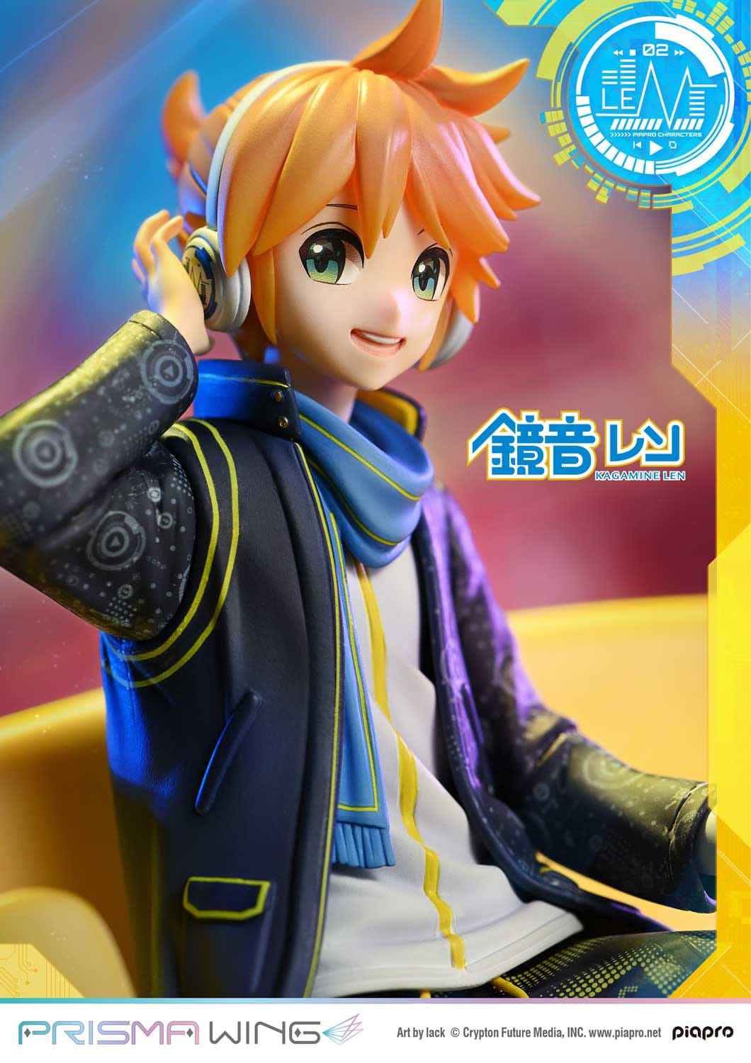 Vocaloid Piapro Characters Prisma Wing PVC Statue 1/7 Kagamine Len (Art by lack) 18 cm