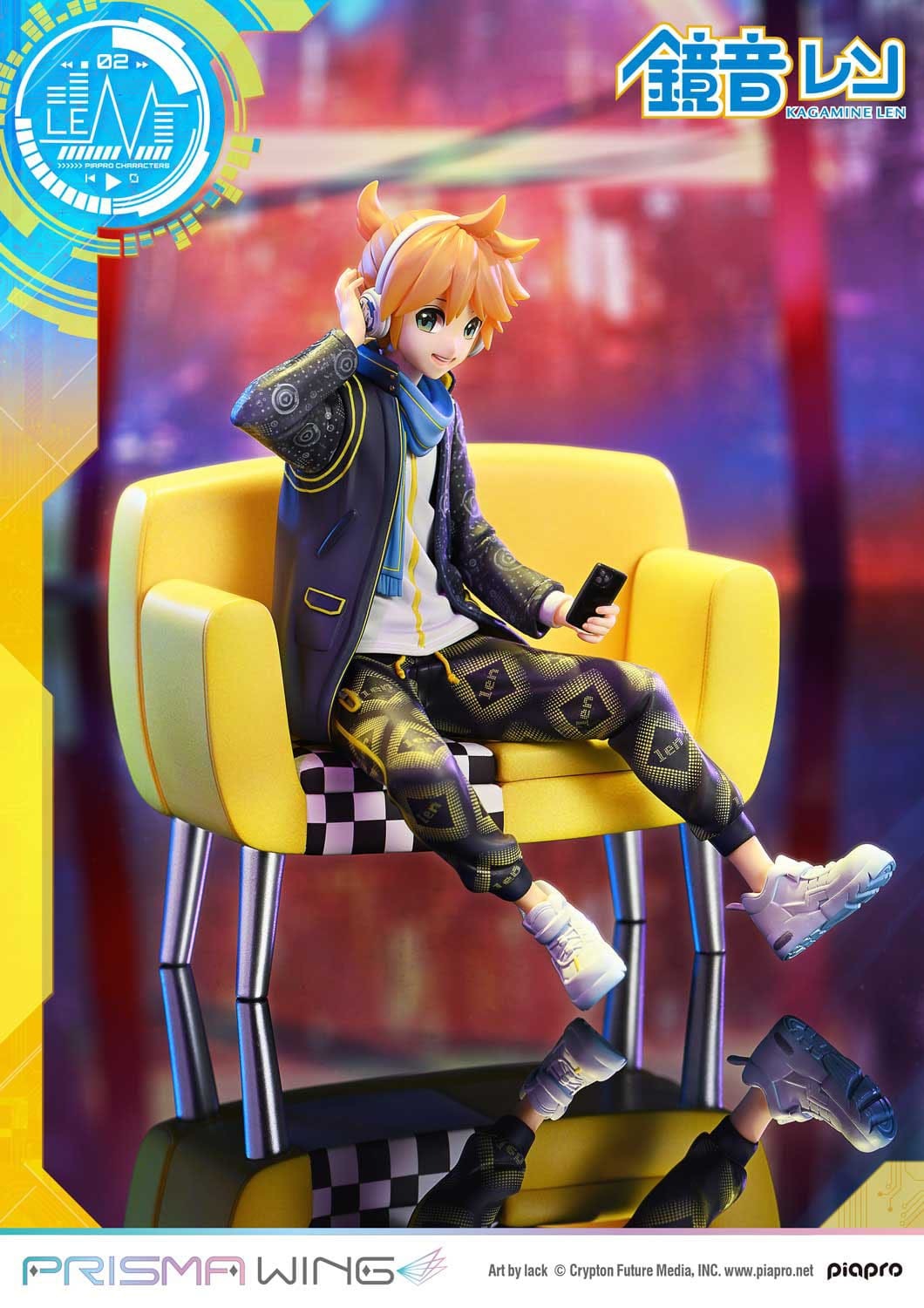 Vocaloid Piapro Characters Prisma Wing PVC Statue 1/7 Kagamine Len (Art by lack) 18 cm