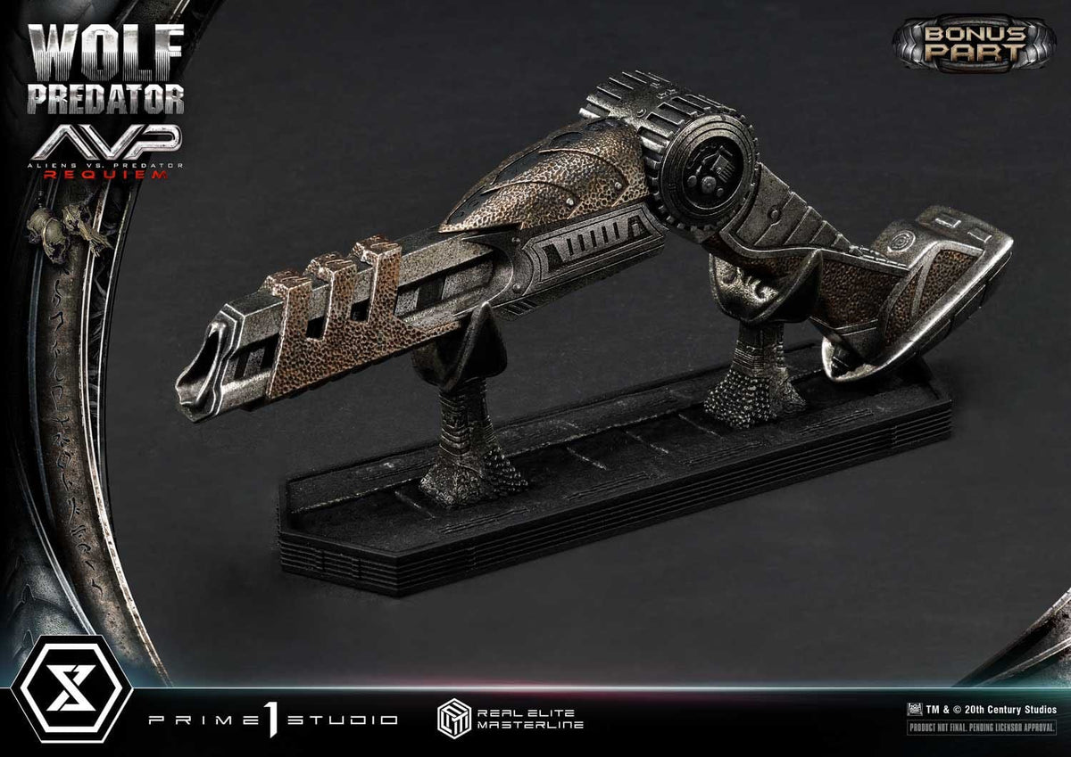 Alien vs. Predator Real Elite Masterline Series Statue 1/3 Requiem Wolf Predator Deluxe Bonus Ver. 95 cm