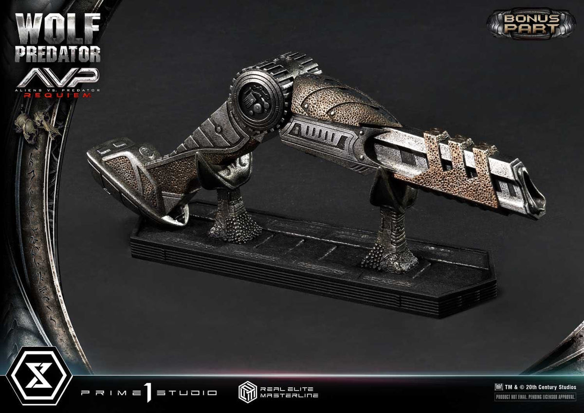 Alien vs. Predator Real Elite Masterline Series Statue 1/3 Requiem Wolf Predator Deluxe Bonus Ver. 95 cm
