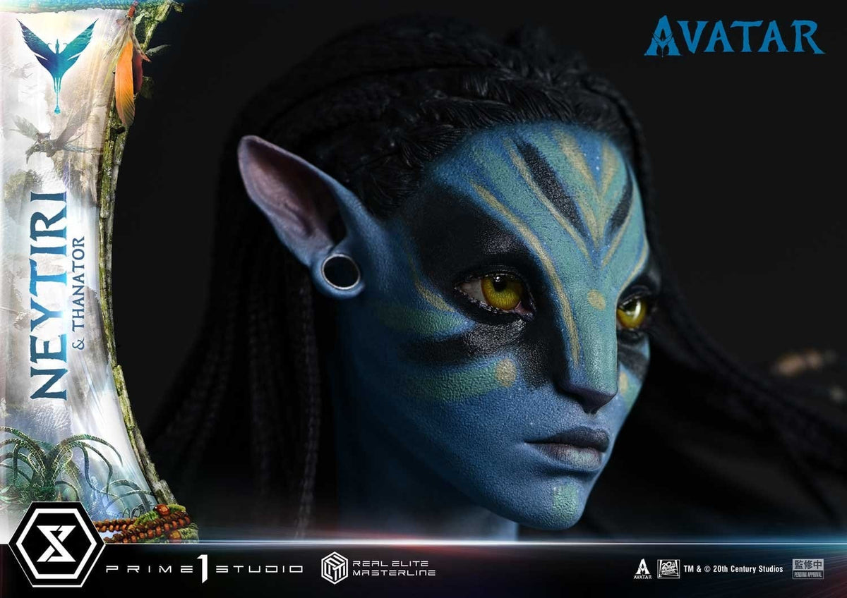 Avatar (Film) Real Elite Masterline Series Statue 1/4 Neytiri &amp; Thanator Deluxe Version 75 cm