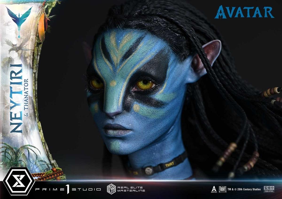 Avatar (Film) Real Elite Masterline Series Statue 1/4 Neytiri &amp; Thanator Deluxe Version 75 cm