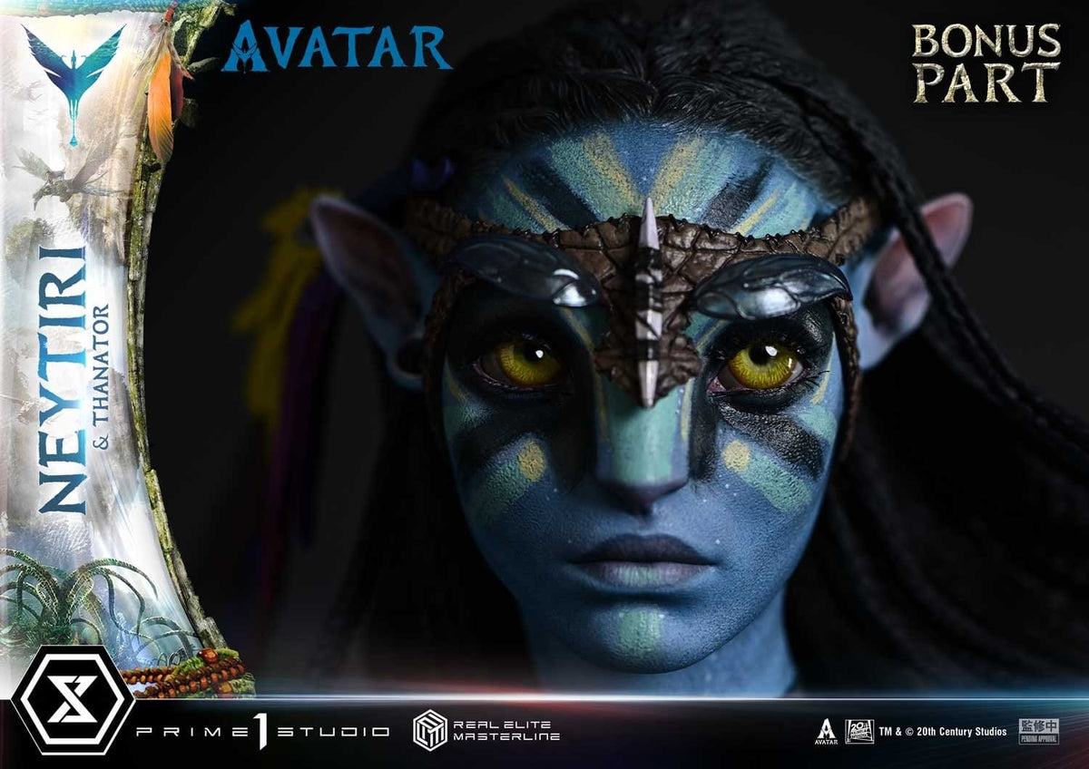 Avatar (Film) Real Elite Masterline Series Statue 1/4 Neytiri & Thanator Deluxe Bonus Version 75 cm