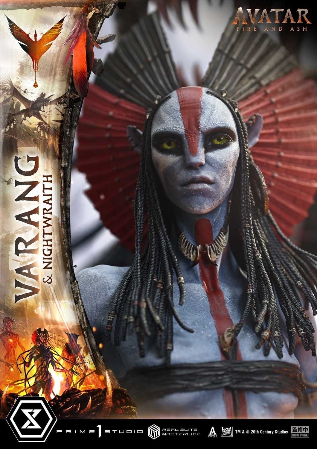 Avatar: Fire and Ash (Film) Real Elite Masterline Series Statue 1/4 Varang & Nightwraith Avatar Legacy Collection Bonus Version 96 cm