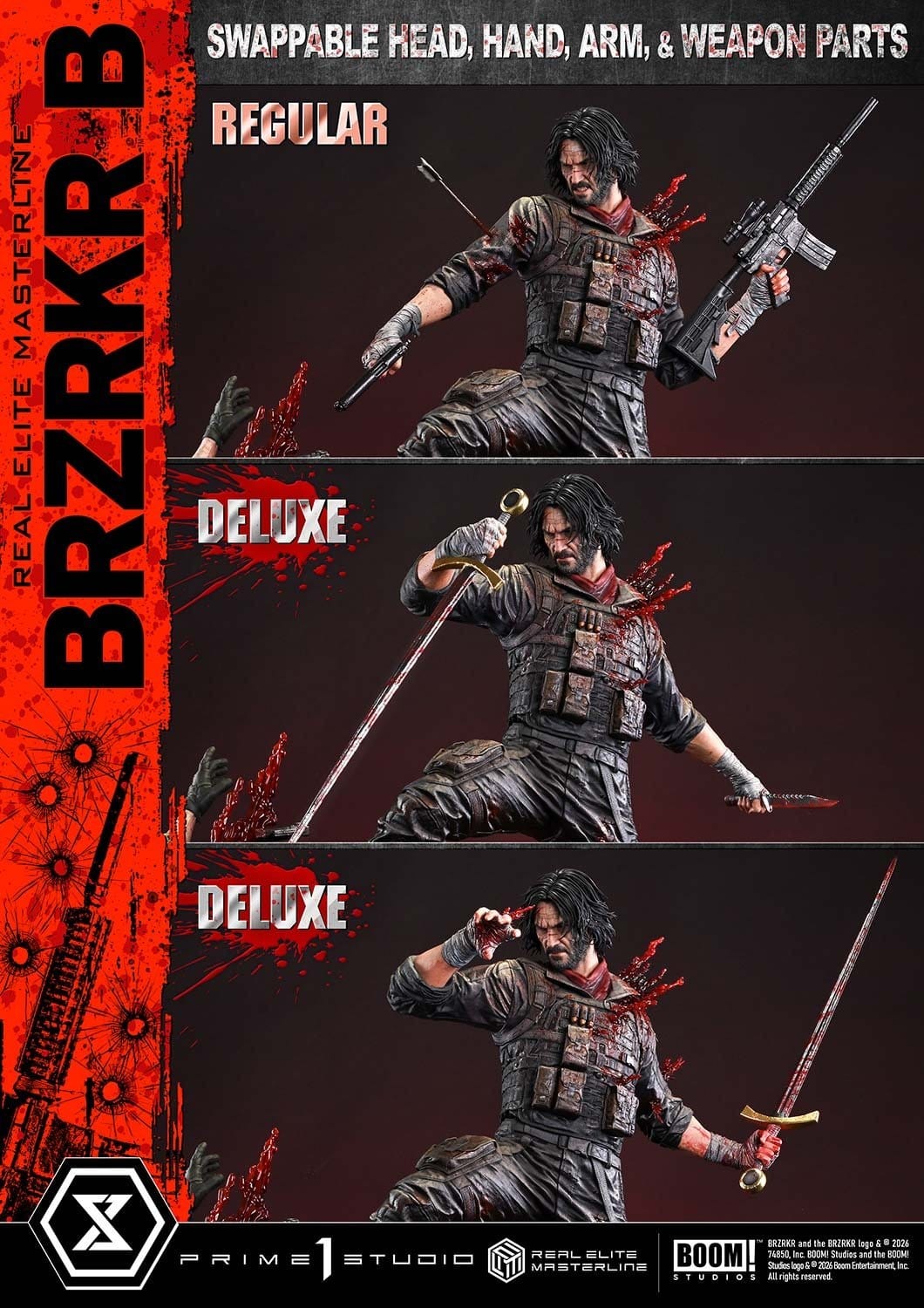 BRZRKR Real Elite Masterline Statue 1/4 B DX Bonus Version 70 cm