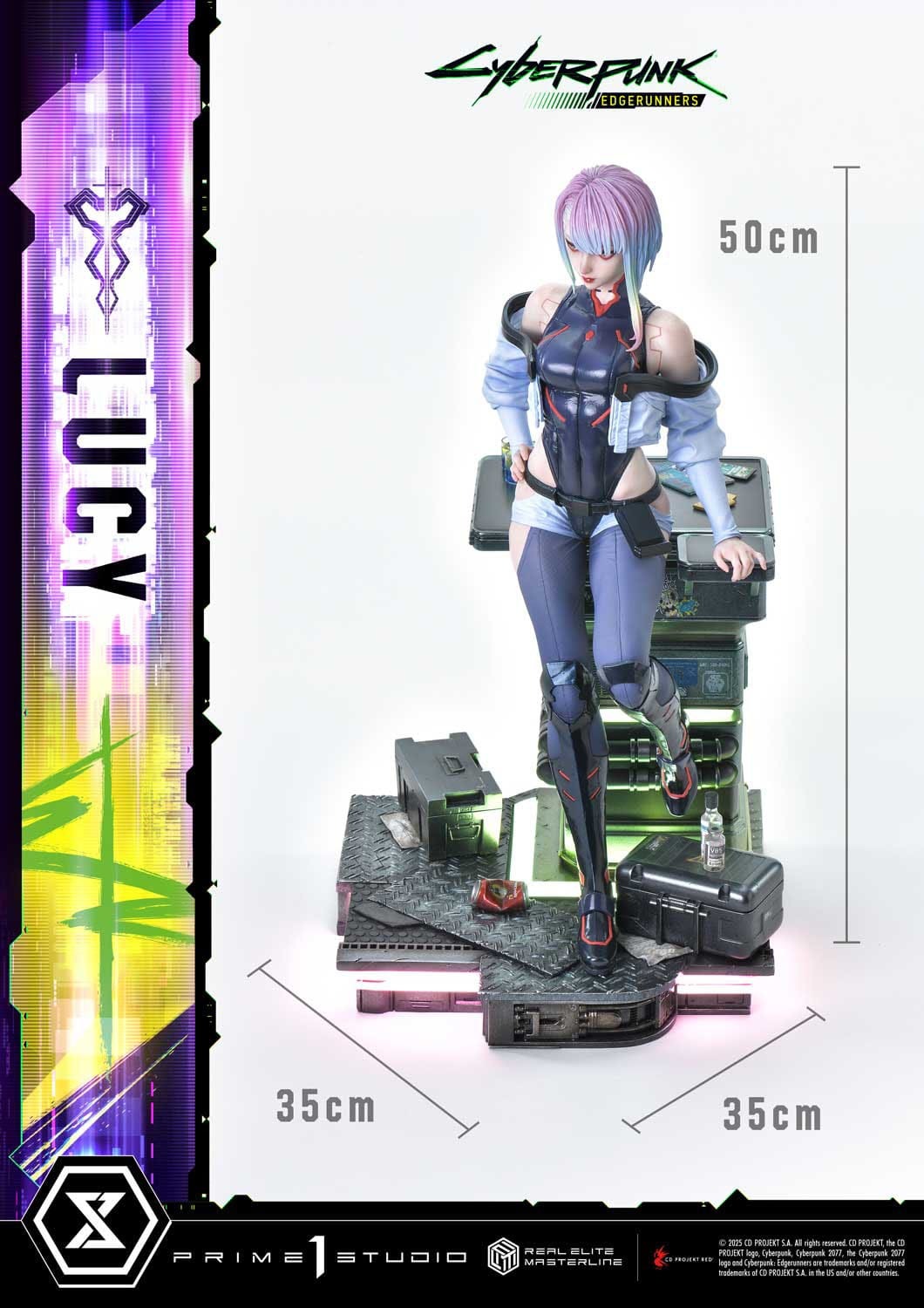 Cyberpunk: Edgerunners Real Elite Masterline Series Statue 1/4 Lucy 50 cm