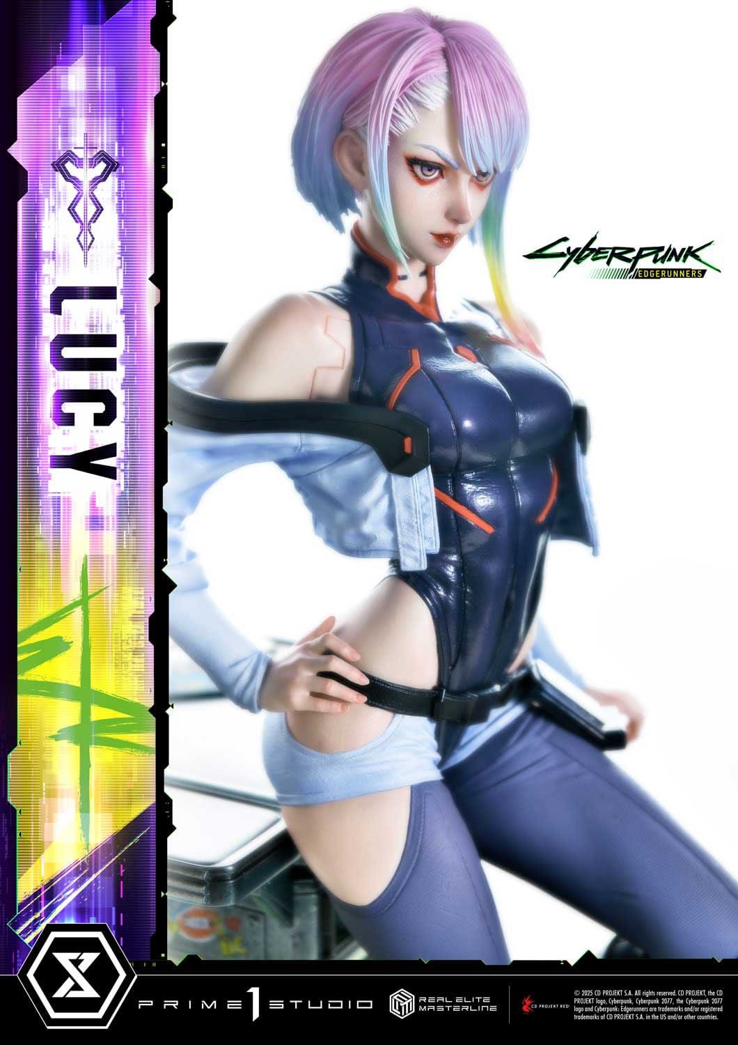 Cyberpunk: Edgerunners Real Elite Masterline Series Statue 1/4 Lucy Deluxe Version 50 cm