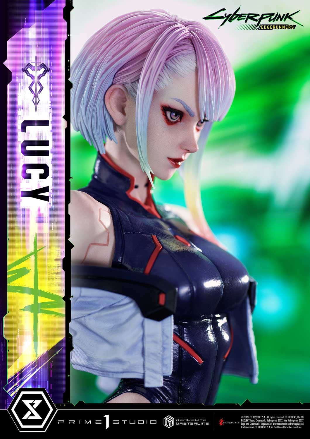Cyberpunk: Edgerunners Real Elite Masterline Series Statue 1/4 Deluxe Bonus Version 50 cm