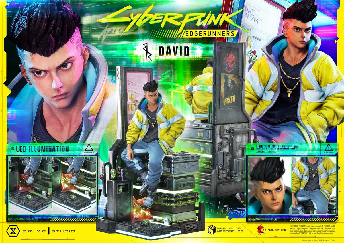Cyberpunk: Edgerunners Real Elite Masterline Series Statue 1/4 David 58 cm
