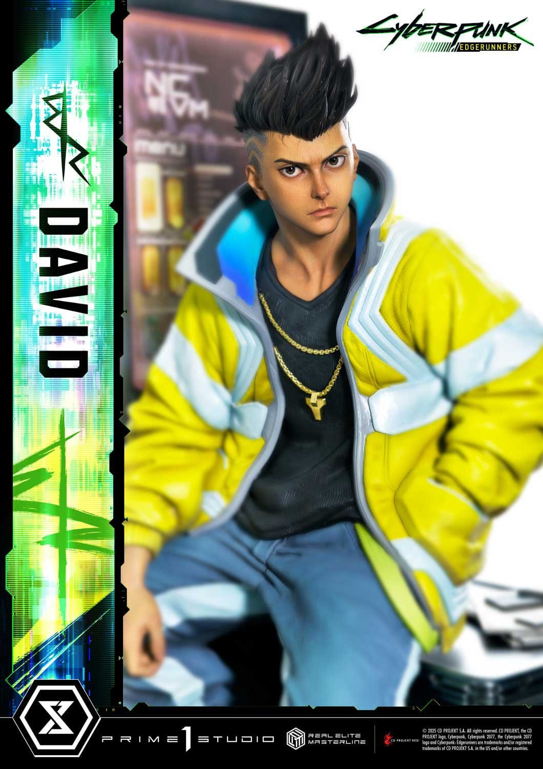 Cyberpunk: Edgerunners Real Elite Masterline Series Statue 1/4 David 58 cm