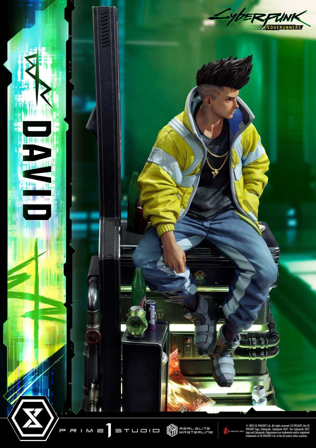 Cyberpunk: Edgerunners Real Elite Masterline Series Statue 1/4 David 58 cm
