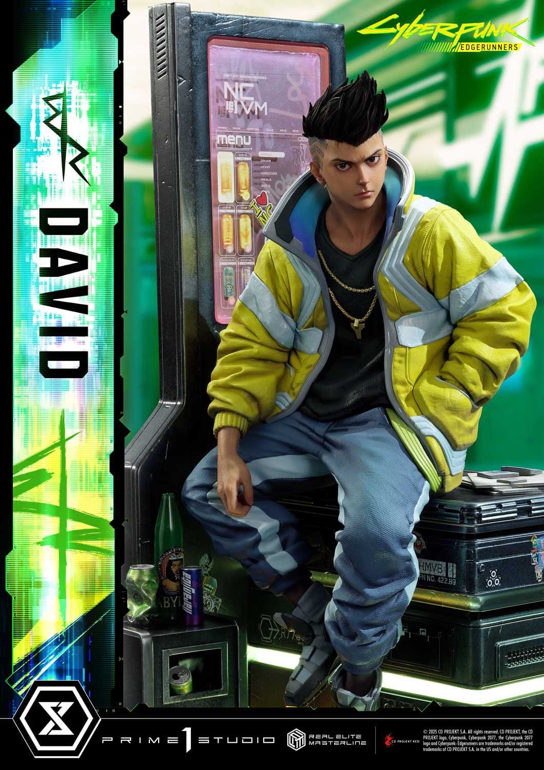 Cyberpunk: Edgerunners Real Elite Masterline Series Statue 1/4 David 58 cm