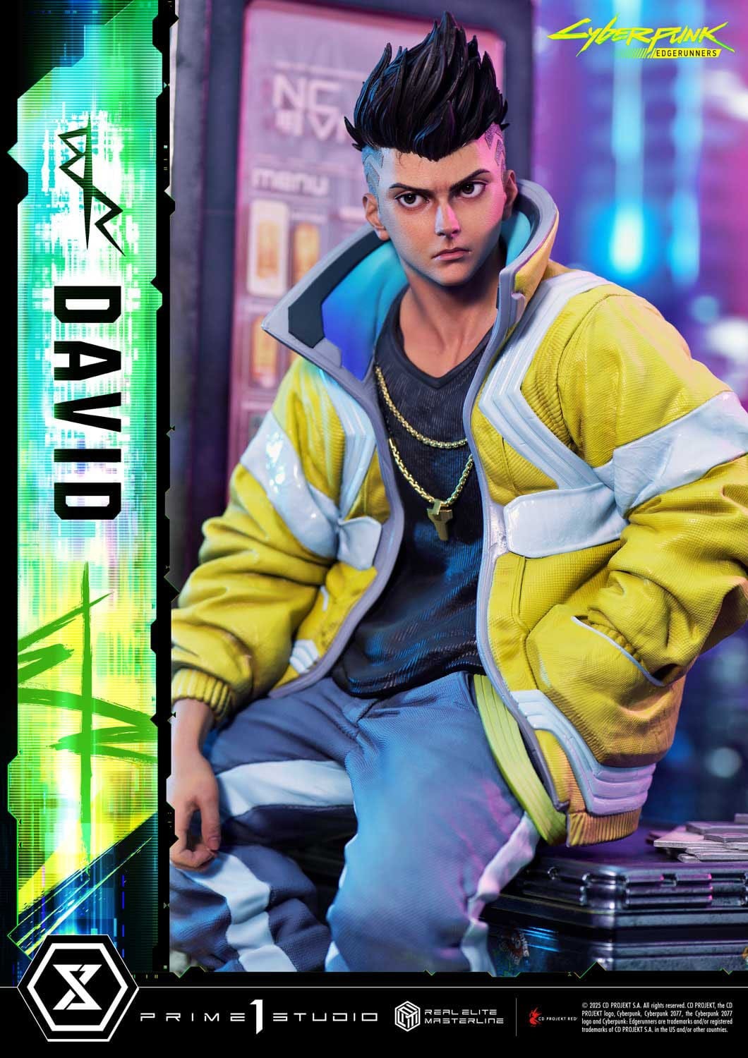 Cyberpunk: Edgerunners Real Elite Masterline Series Statue 1/4 David 58 cm