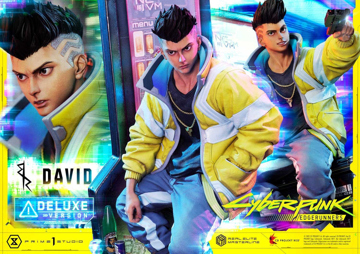 Cyberpunk: Edgerunners Real Elite Masterline Series Statue 1/4 David Bonus Version 58 cm