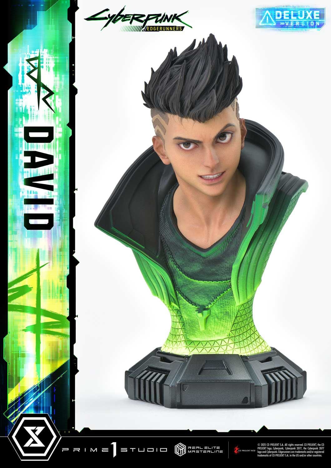 Cyberpunk: Edgerunners Real Elite Masterline Series Statue 1/4 David Bonus Version 58 cm