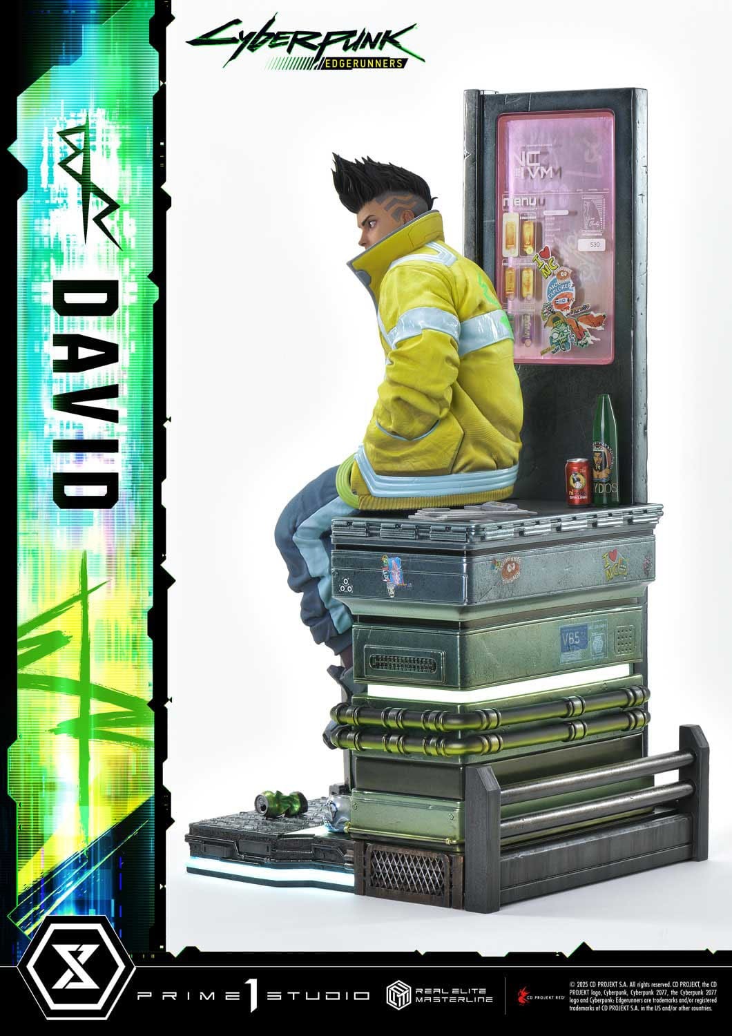 Cyberpunk: Edgerunners Real Elite Masterline Series Statue 1/4 David Bonus Version 58 cm