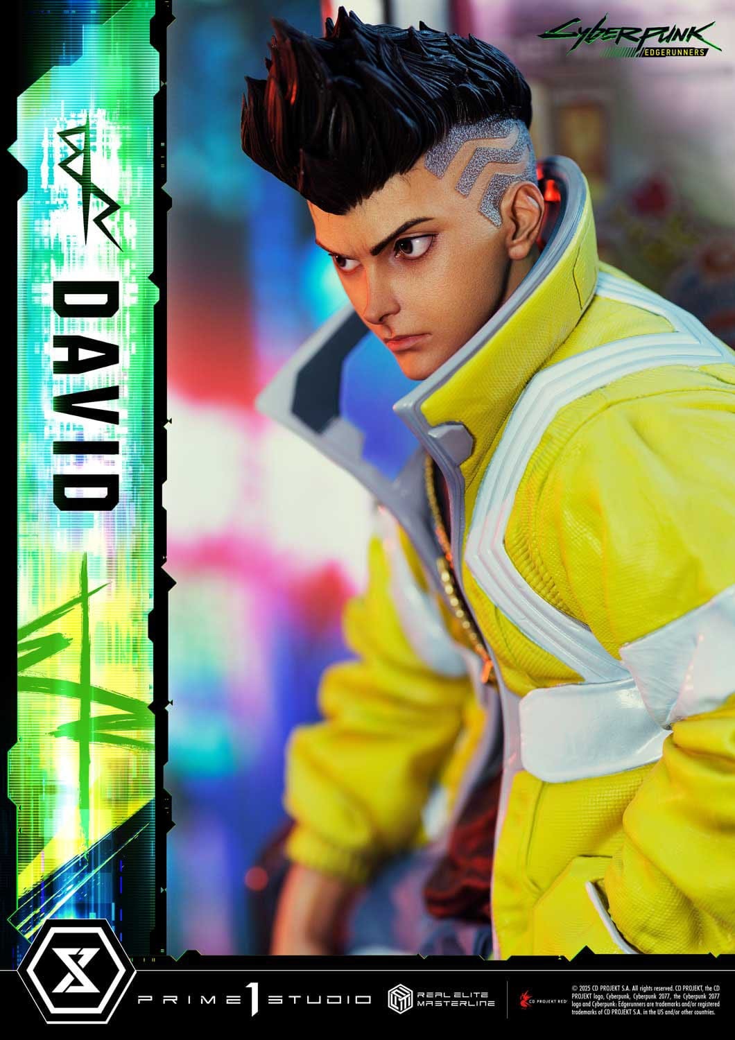 Cyberpunk: Edgerunners Real Elite Masterline Series Statue 1/4 David Bonus Version 58 cm