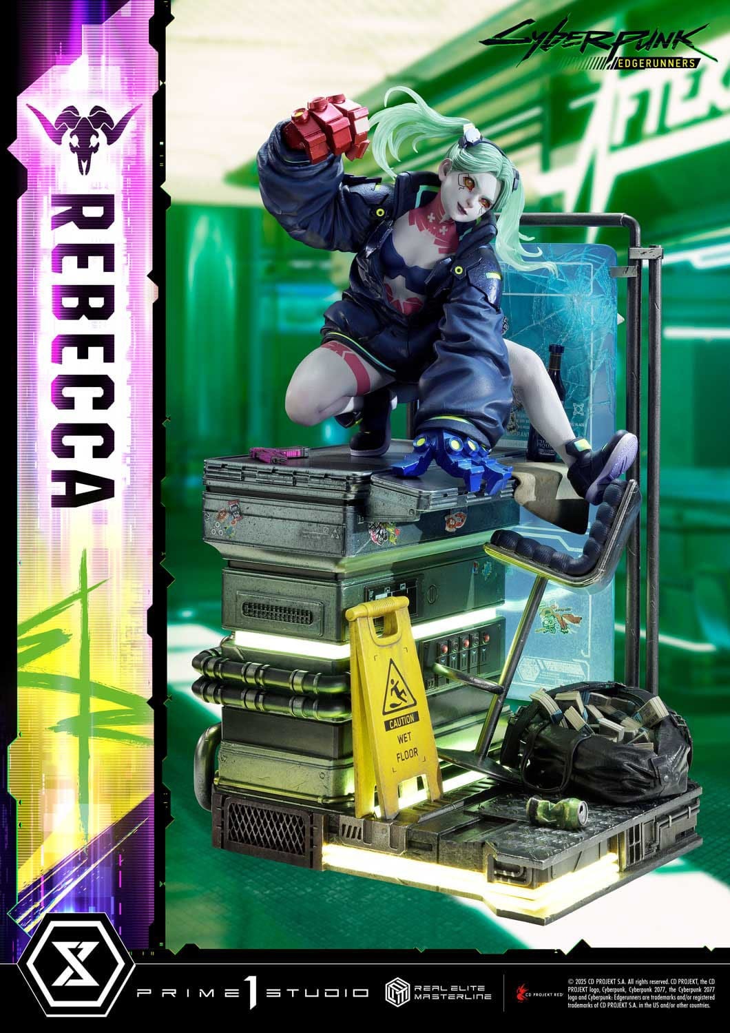 Cyberpunk: Edgerunners Real Elite Masterline Series Statue 1/4 Rebecca 54 cm