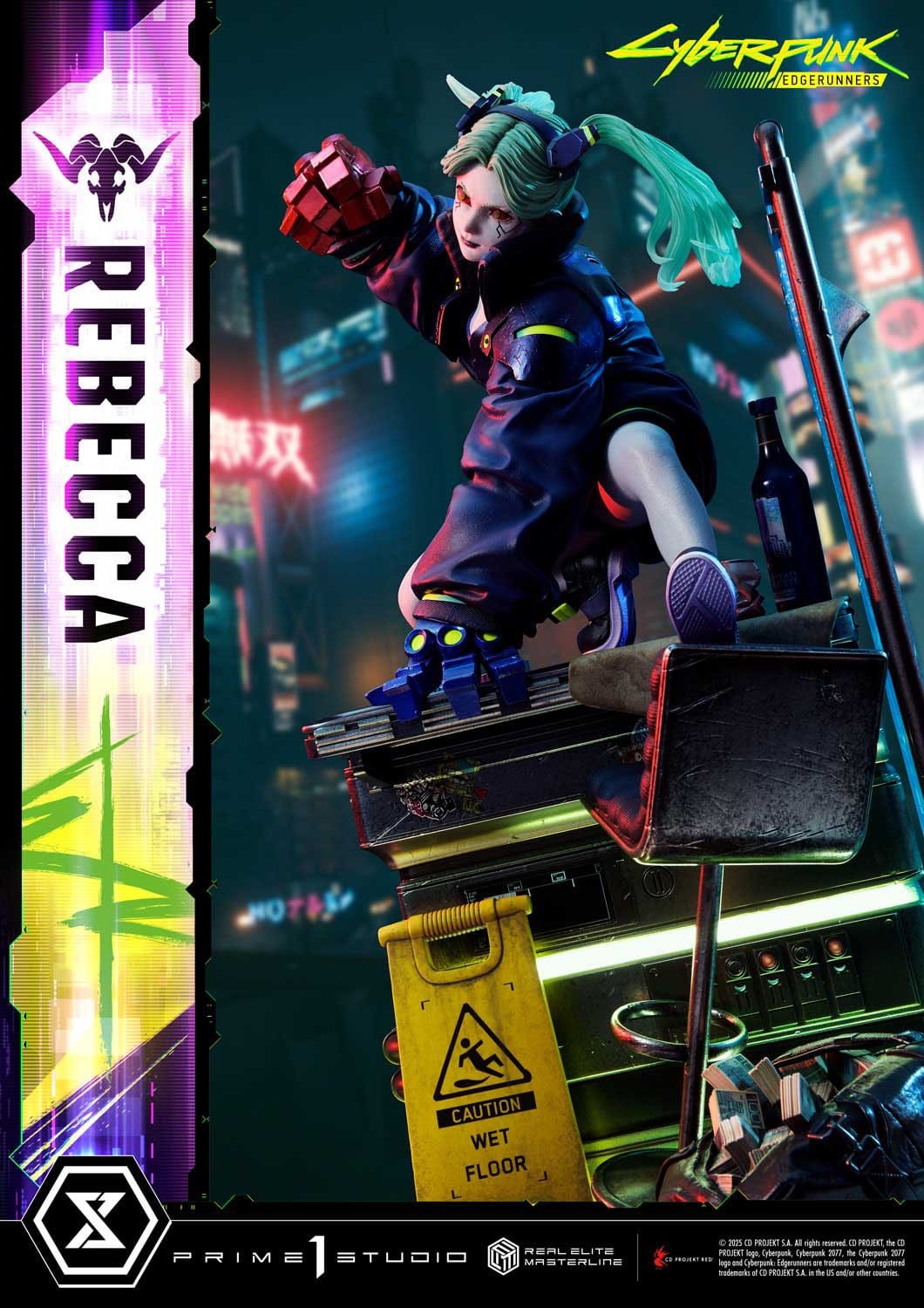 Cyberpunk: Edgerunners Real Elite Masterline Series Statue 1/4 Rebecca 54 cm