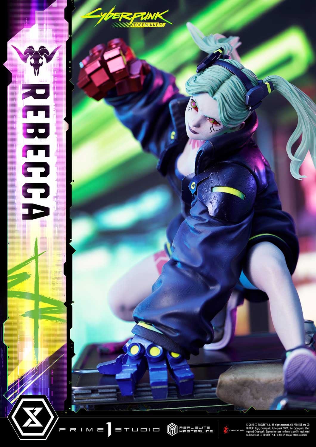 Cyberpunk: Edgerunners Real Elite Masterline Series Statue 1/4 Rebecca 54 cm